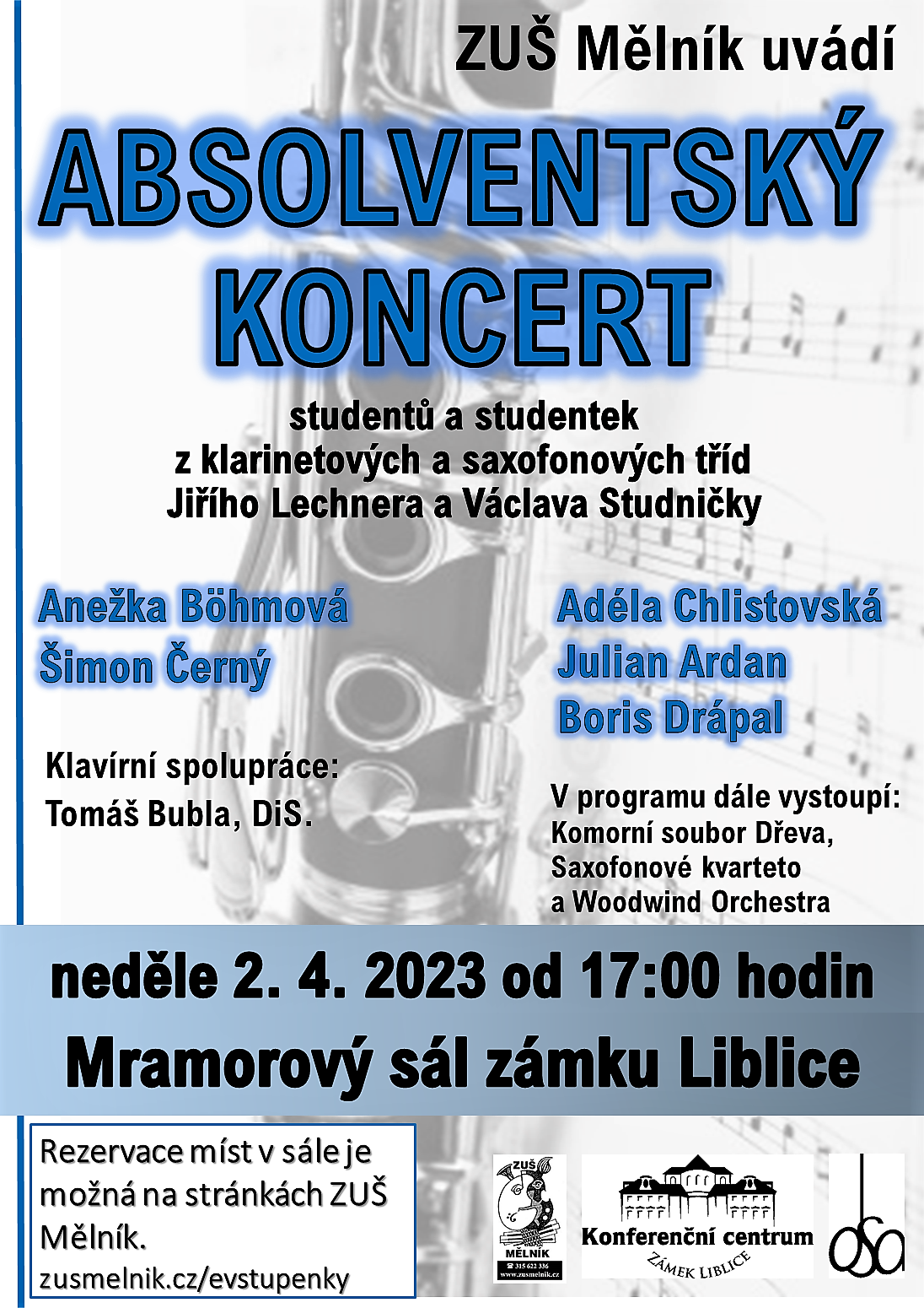 plakát - klarinety 2023 - I